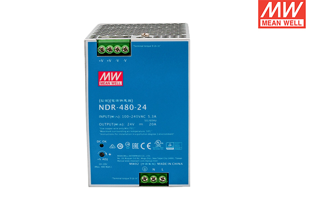 MEAN WELL/明緯電源 NDR軌道式開(kāi)關(guān)電源NDR-480-24 授權代理經(jīng)銷(xiāo)商